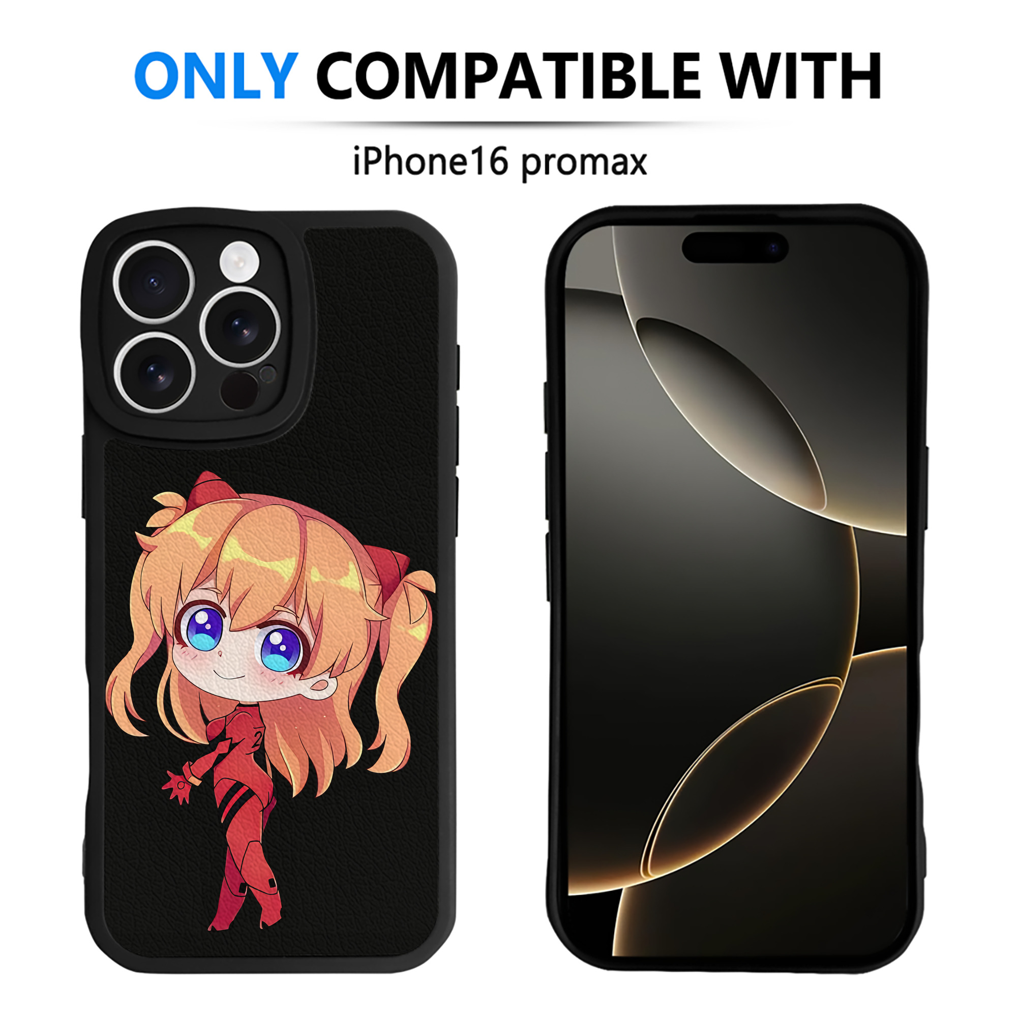 （画像用） EVA 新世紀エヴァンゲリオン 【iPhone 16シリーズ対応】シリコンスマホケース（レザー調） 材質：シリコン